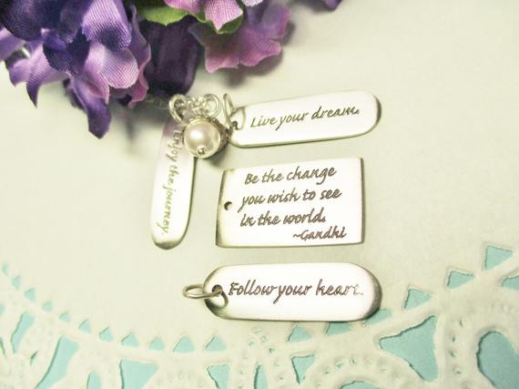Graduation Gift Ideas For Niece
 Graduation Gift Quote Jewelry Inspirational by Jewelrybydanne