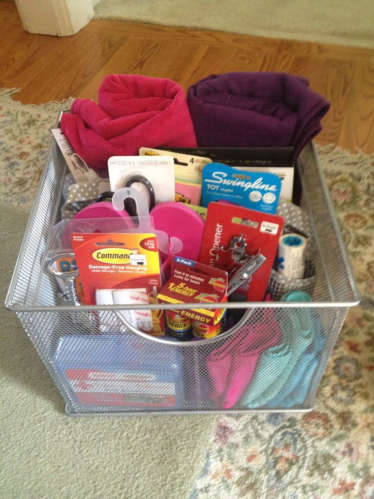 Graduation Gift Ideas For Sister
 DIY Gift Basket for College Girls