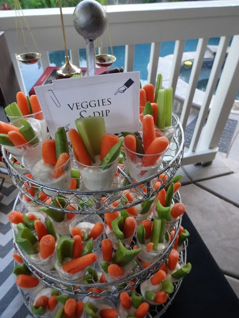 Graduation Party Appetizer Ideas
 Fun way to serve appetizer Salads