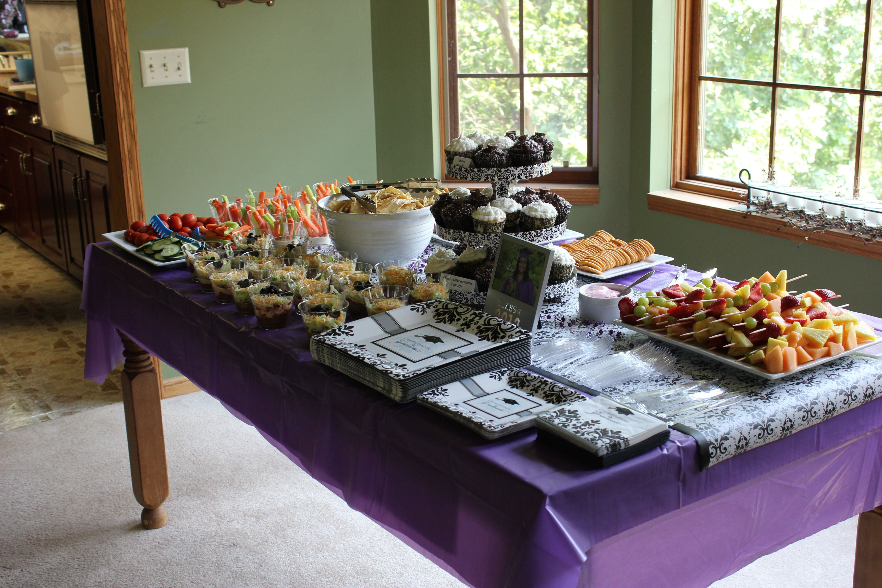 Graduation Party Dinner Ideas
 Jayde s graduation reception food table