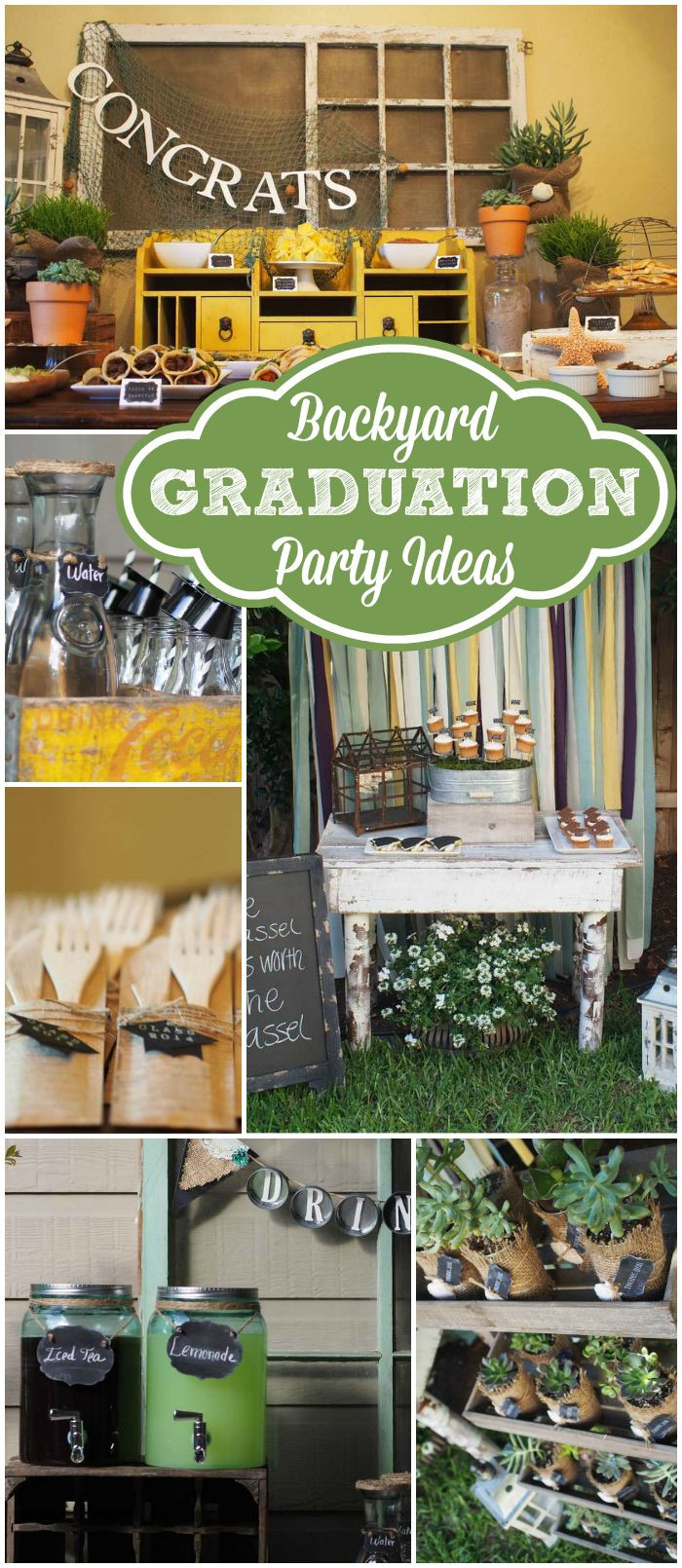 Graduation Party Ideas For College Students
 Graduation and ocean Graduation End of School "Backyard