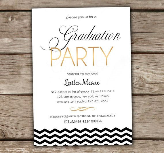Graduation Party Invitation Wording Ideas
 25 best ideas about High school graduation invitations on