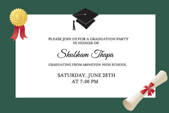Graduation Party Invitations Ideas
 Graduation Party Invitations