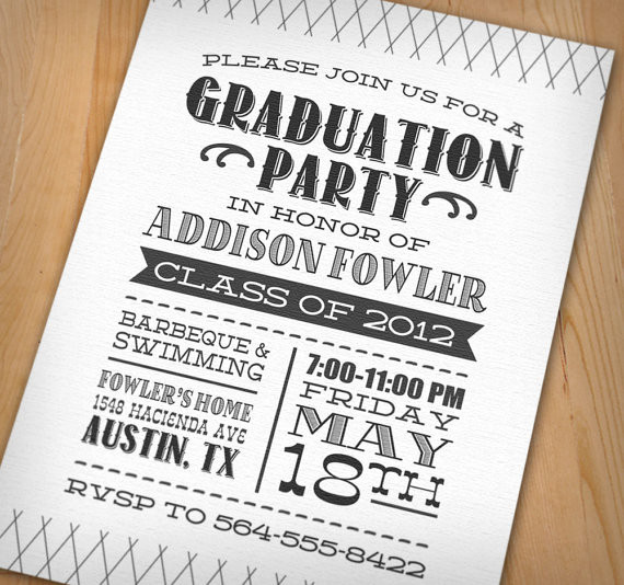 Graduation Party Invitations Ideas
 WIP Blog Graduation Party Ideas