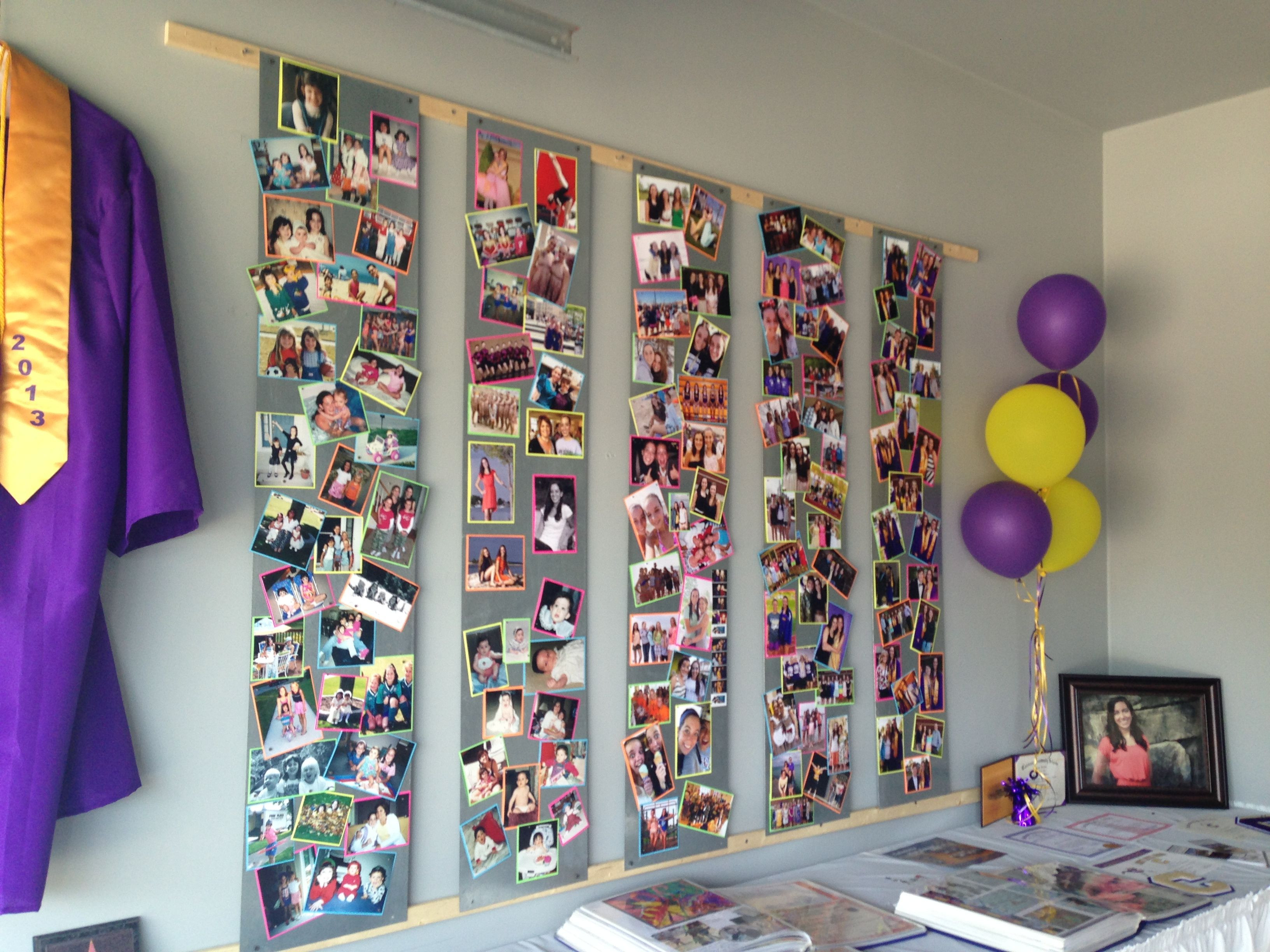Graduation Party Picture Display Ideas
 Awesome Graduation Display Magnet boards photos