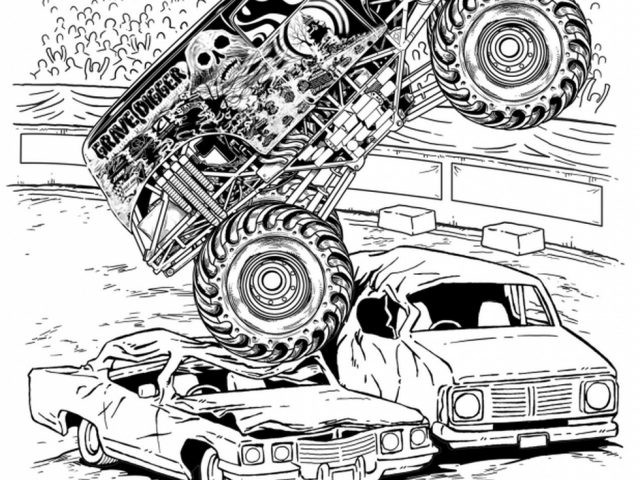 Grave Digger Coloring Pages
 Get This Grave Digger Monster Truck Coloring Pages