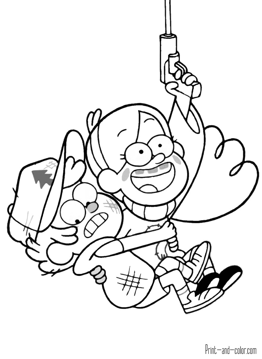 Gravity Falls Coloring Book
 Gravity Falls coloring pages