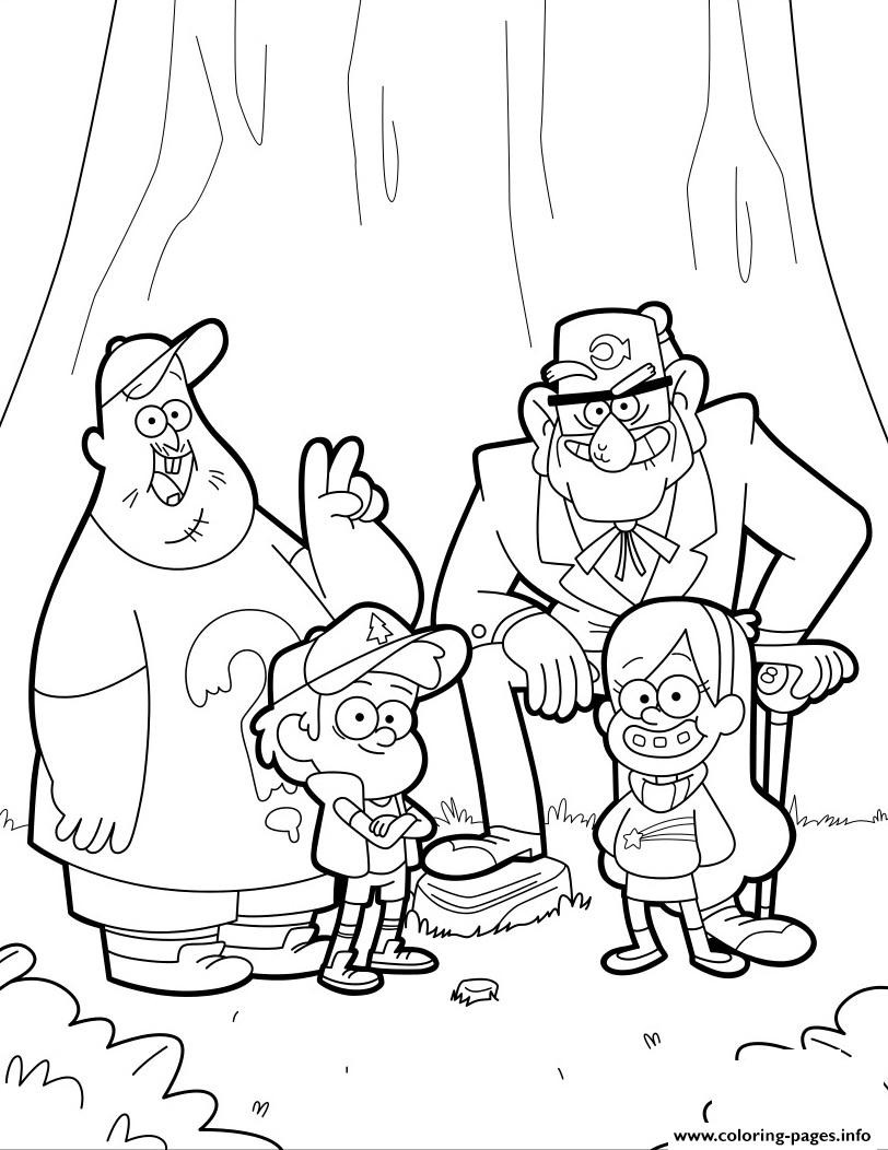 Gravity Falls Coloring Book
 st Gravity Falls Coloring Pages Printable