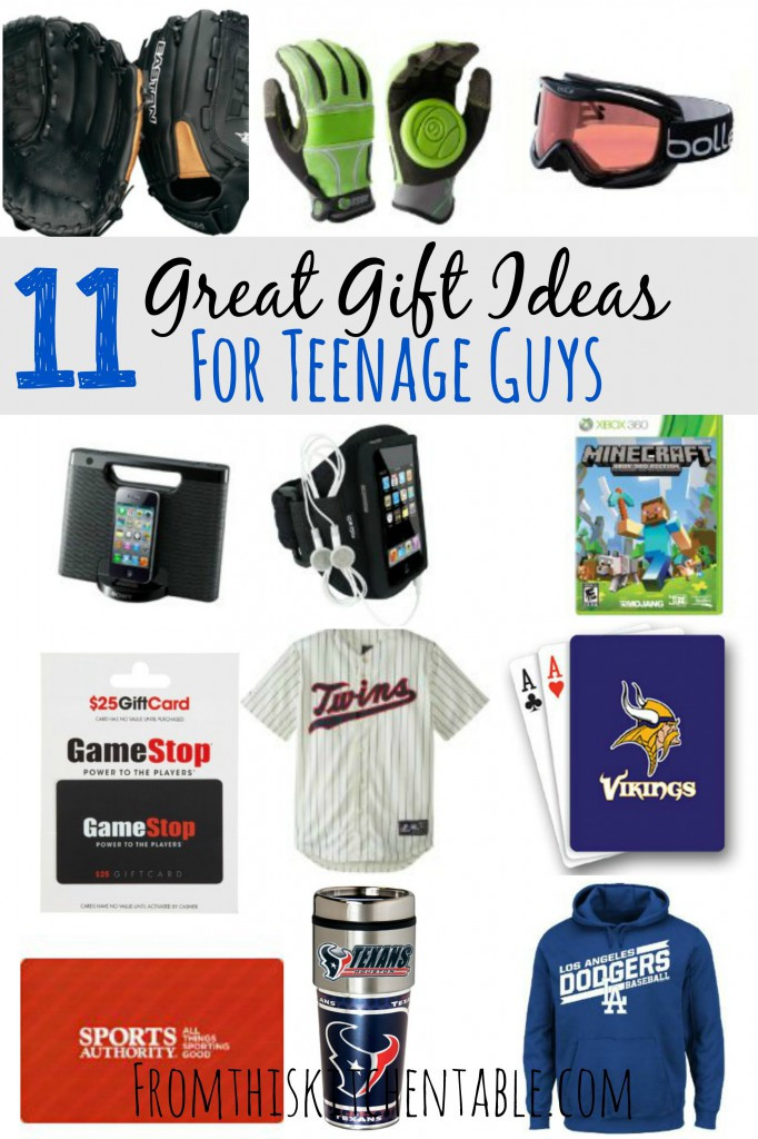 Great Gift Ideas For Boys
 Gift Ideas for Teenage Boys From This Kitchen Table