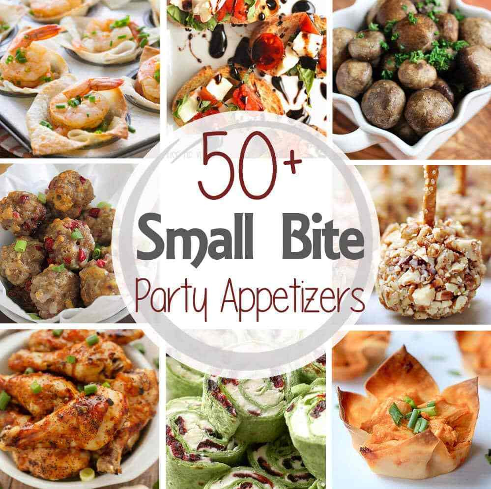 Great Holiday Party Food Ideas
 50 Small Bite Party Appetizers Julie s Eats & Treats