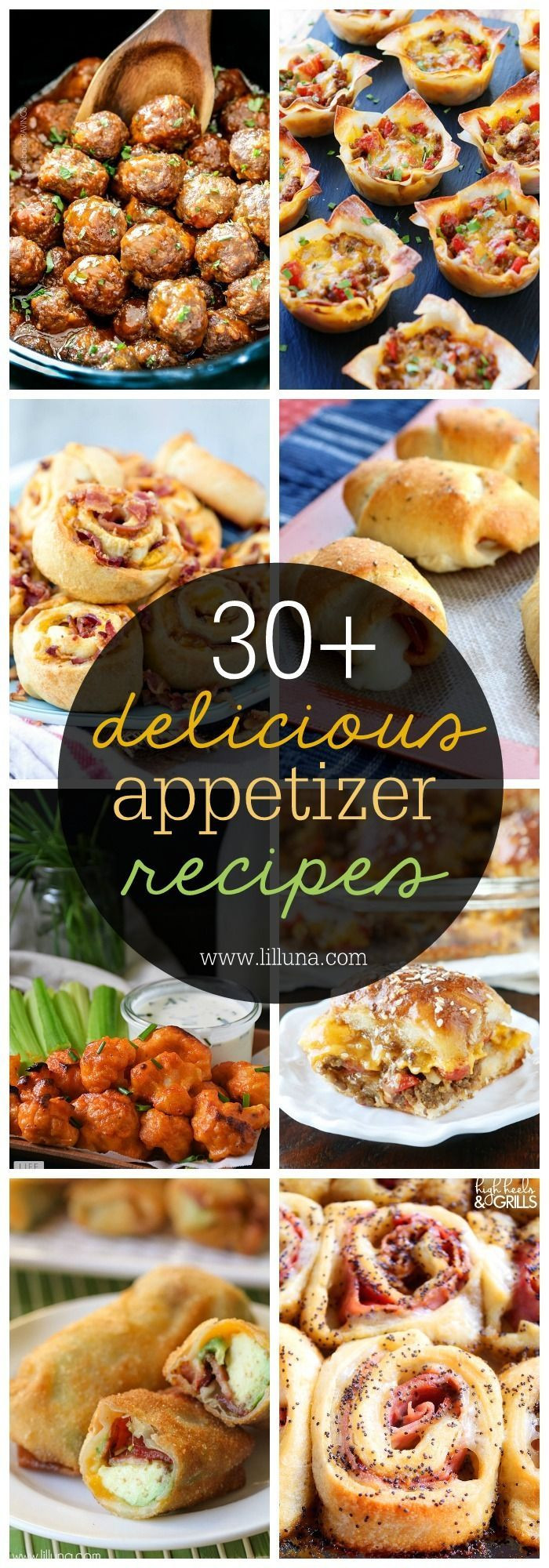 Great Holiday Party Food Ideas
 30 Appetizer Recipes a great collection for parties