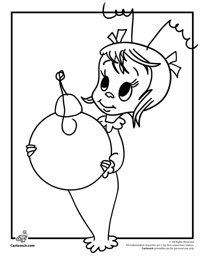 Grinch Coloring Pages Printable
 The Grinch Coloring Page Coloring Home