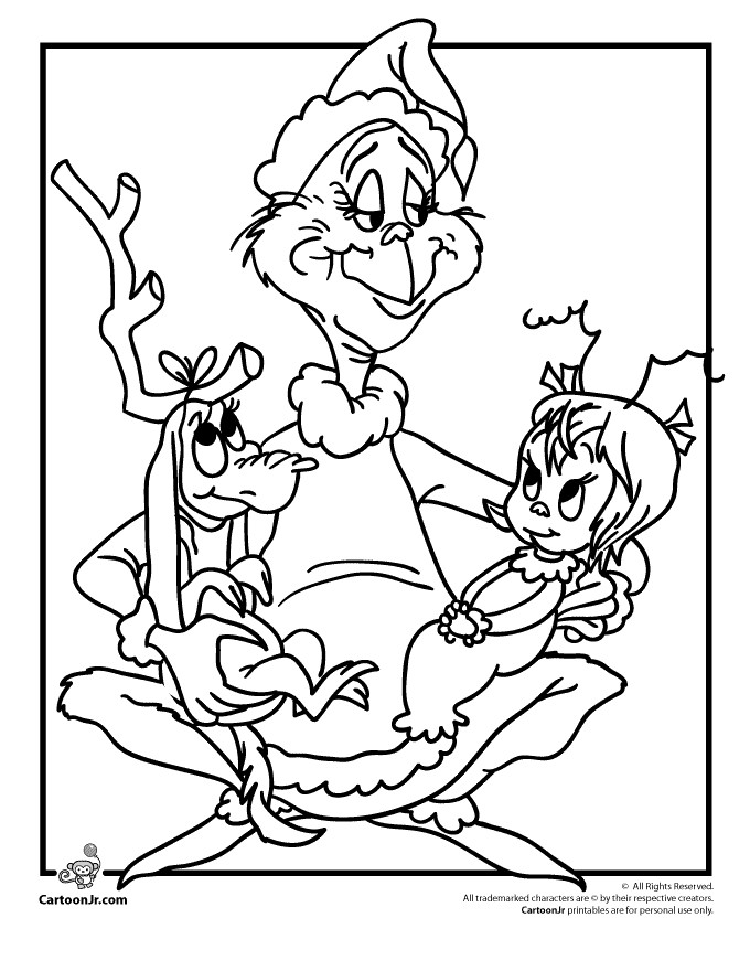 Grinch Coloring Pages Printable
 The Grinch Coloring Pages AZ Coloring Pages