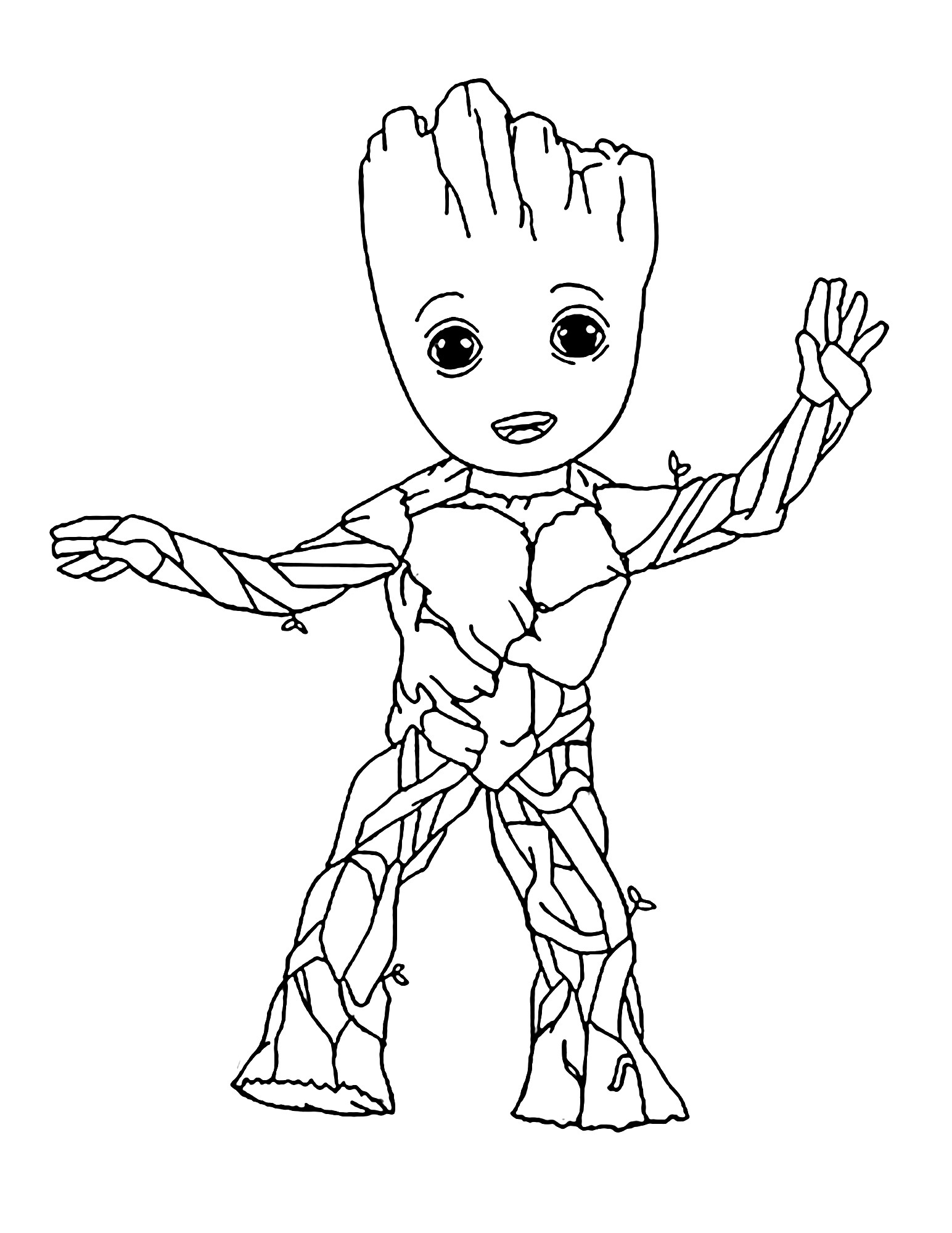 Groot Coloring Pages
 Guardians of Galaxy Guardians of Galaxy Kids Coloring Pages