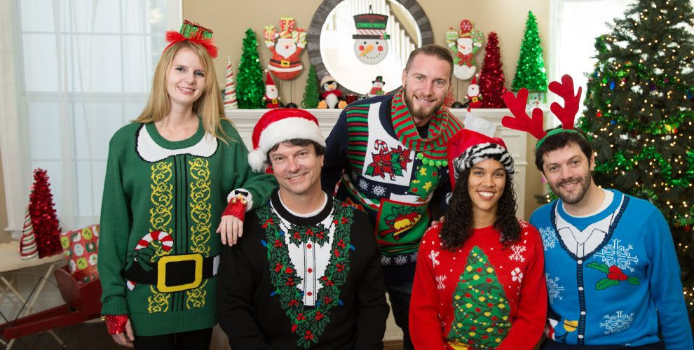 Group Christmas Party Ideas
 5For5 Ho Oh No It s Ugly Sweater Time