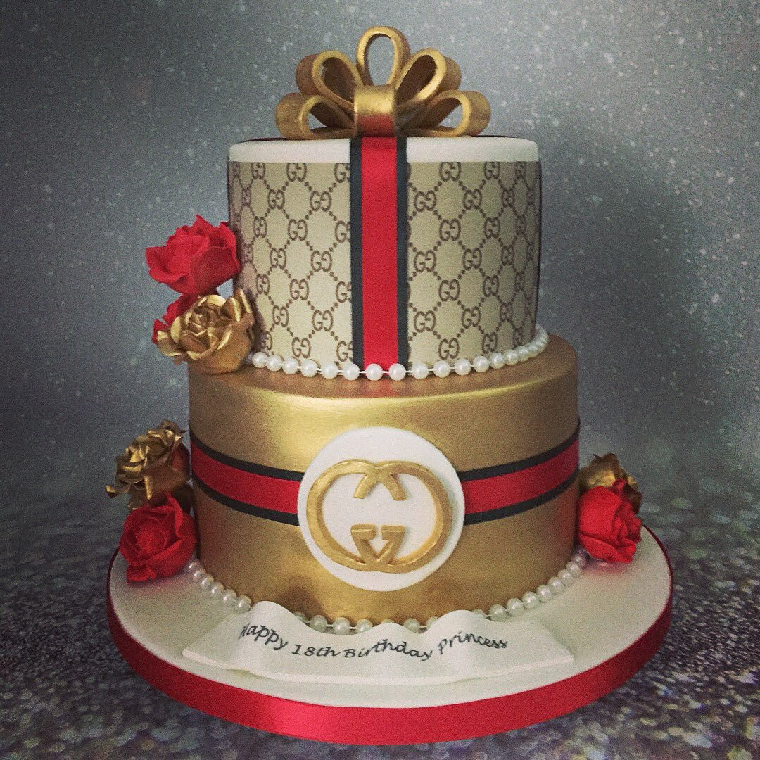 Gucci Birthday Cake
 Marias Cake Boutique on Twitter "Gucci Themed Birthday