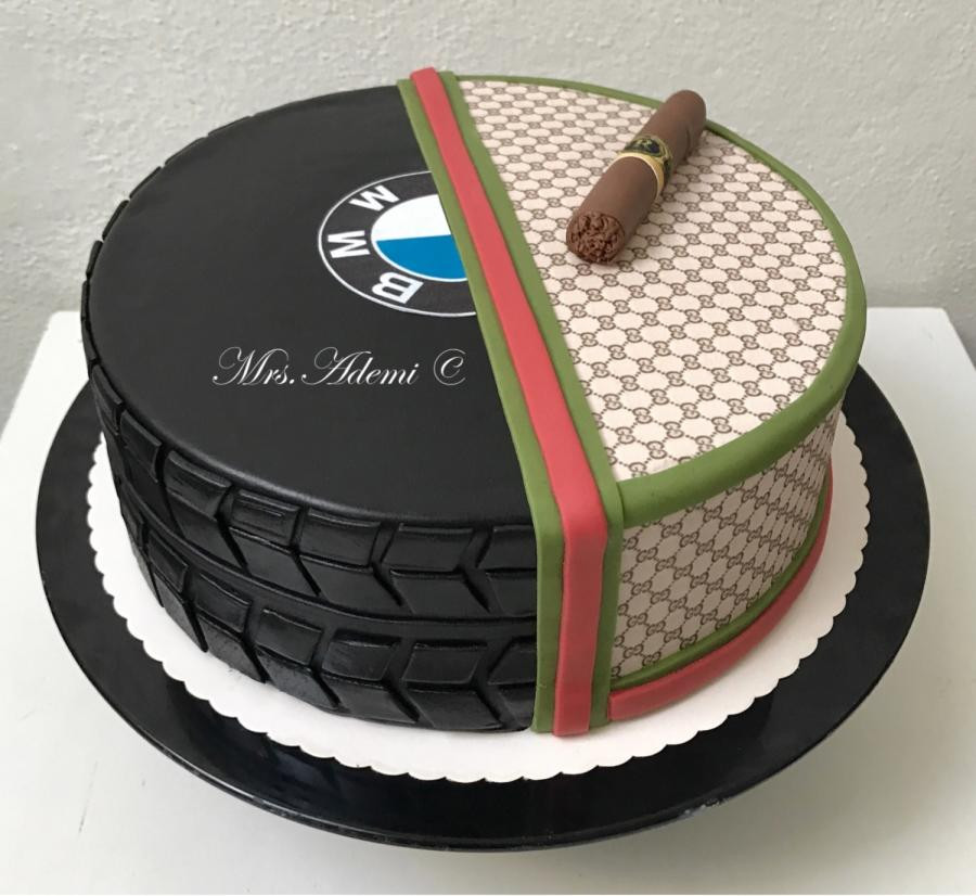 Gucci Birthday Cake
 Gucci meets BMW cake by fromGHETTOtoCakes CakesDecor