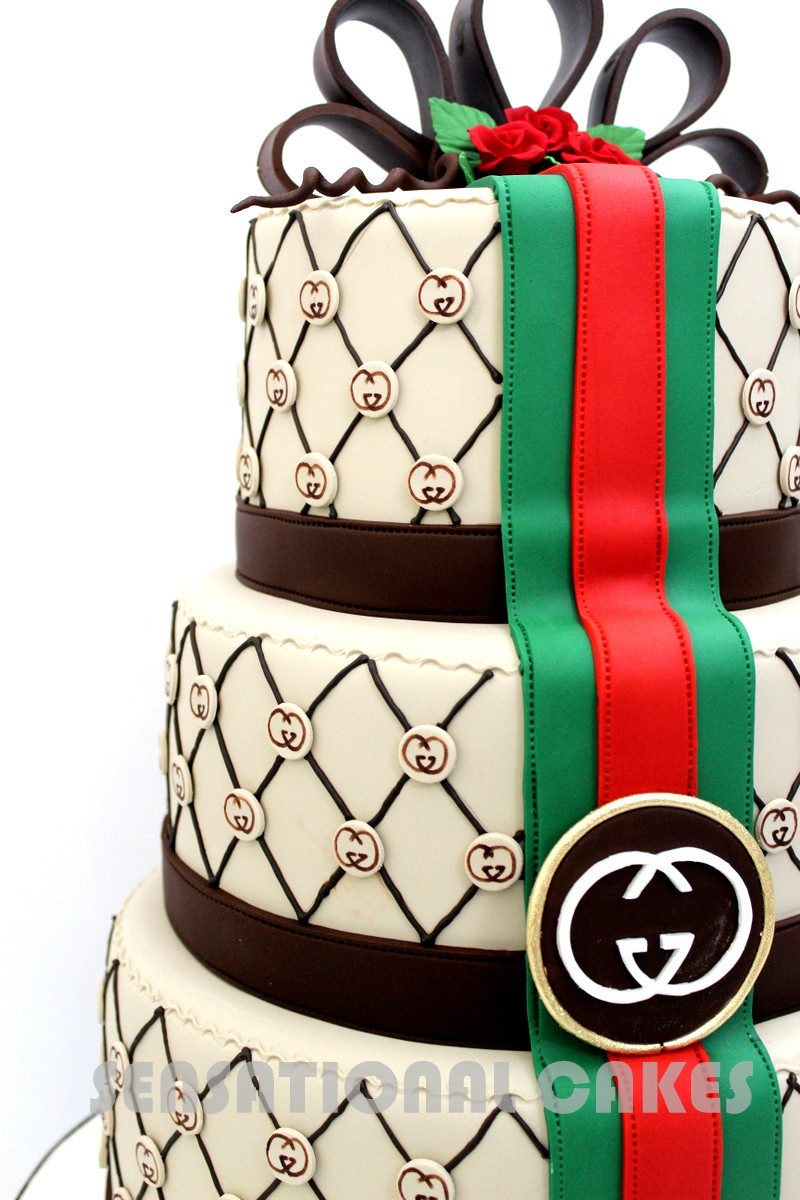 Gucci Birthday Cake
 The Sensational Cakes 3D ELEGANT GUCCI THEME DESIGNER