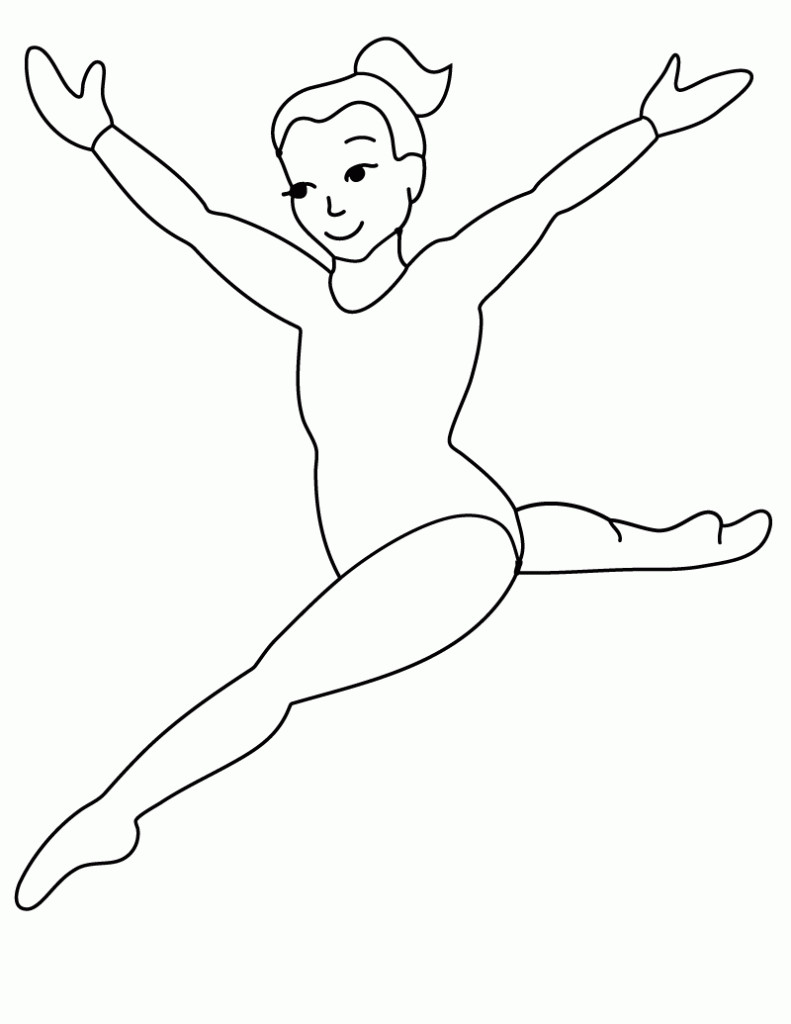 Gymnastics Coloring Pages Printable
 Gymnastics Coloring Pages Best Coloring Pages For Kids