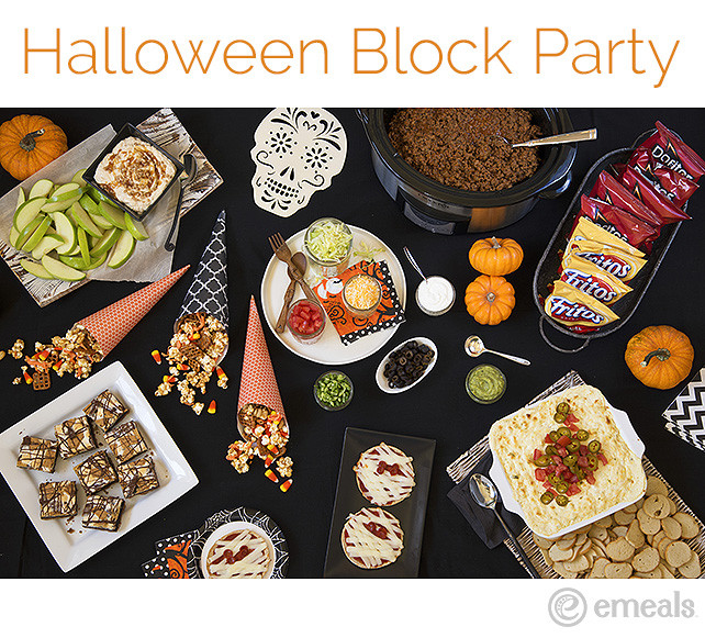 Halloween Block Party Ideas
 Host a Halloween Block Party Caramel Popcorn and