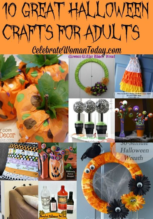 Halloween Craft Ideas For Adults
 101 best images about Halloween Decoration Ideas on