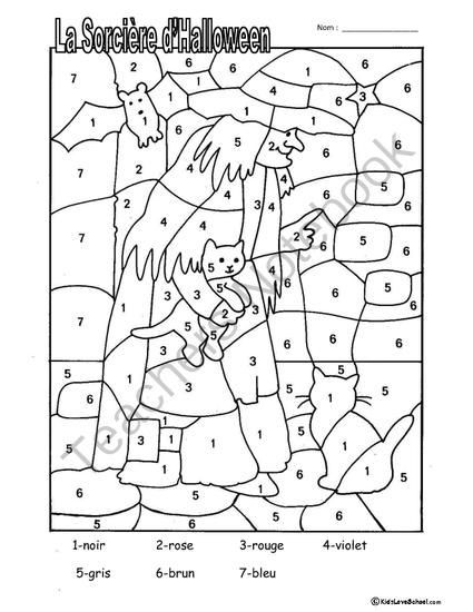 Halloween Fench Coloring Pages For Toddlers
 16 Best of Fun Worksheets French Free Printable
