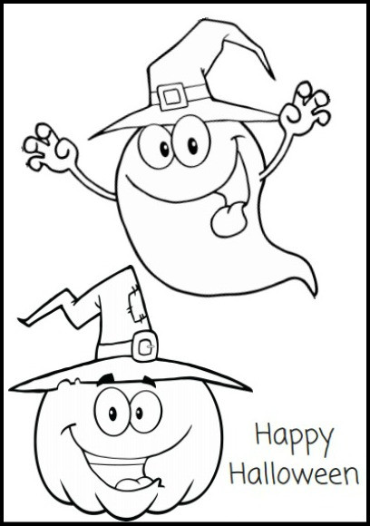 Halloween Fench Coloring Pages For Toddlers
 Free Printable Halloween Coloring Pages and Activity