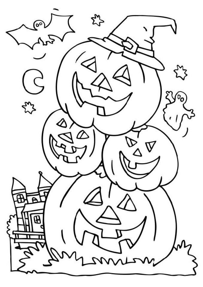 Halloween Fench Coloring Pages For Toddlers
 Best 25 Halloween coloring pages ideas on Pinterest