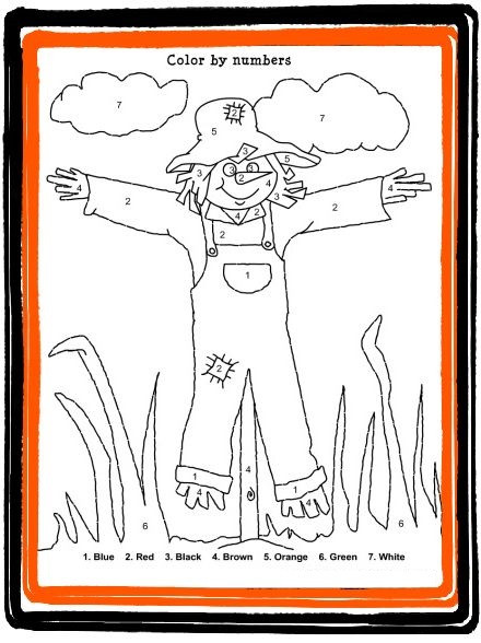Halloween Fench Coloring Pages For Toddlers
 Crafts Actvities and Worksheets for Preschool Toddler and
