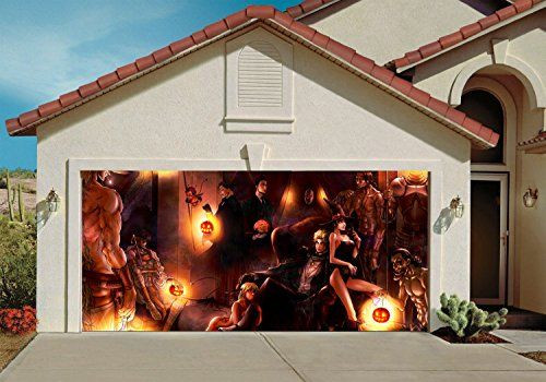 Halloween Garage Party Decorating Ideas
 Best 25 Halloween garage door ideas on Pinterest