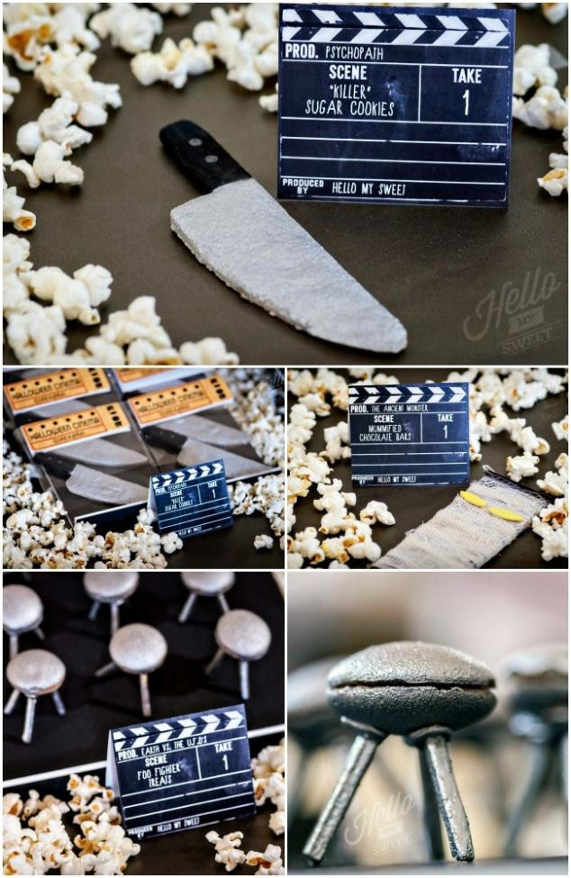 Halloween Movie Party Ideas
 Vintage Horror Movie Halloween Party Spaceships and