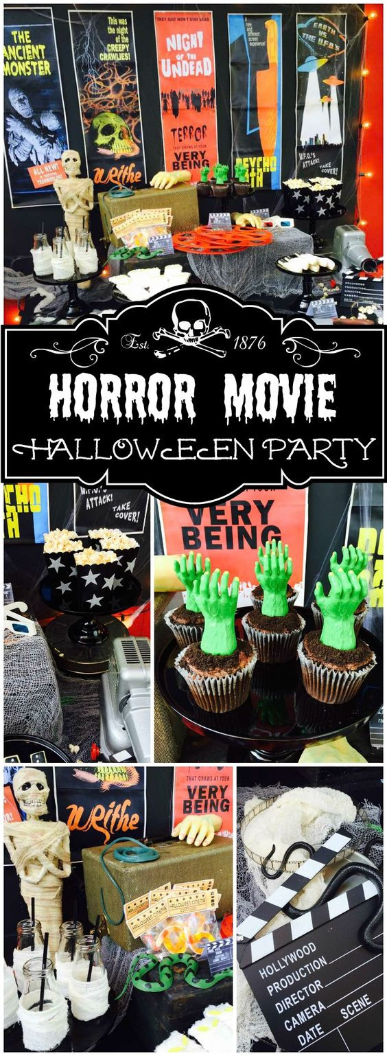 Halloween Movie Party Ideas
 Vintage horror Horror movies and Horror on Pinterest