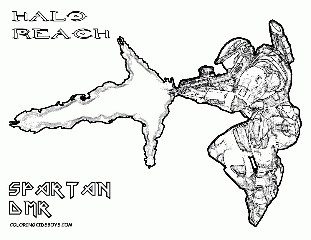 Halo Printable Coloring Pages
 Halo Coloring Pages Bestofcoloring