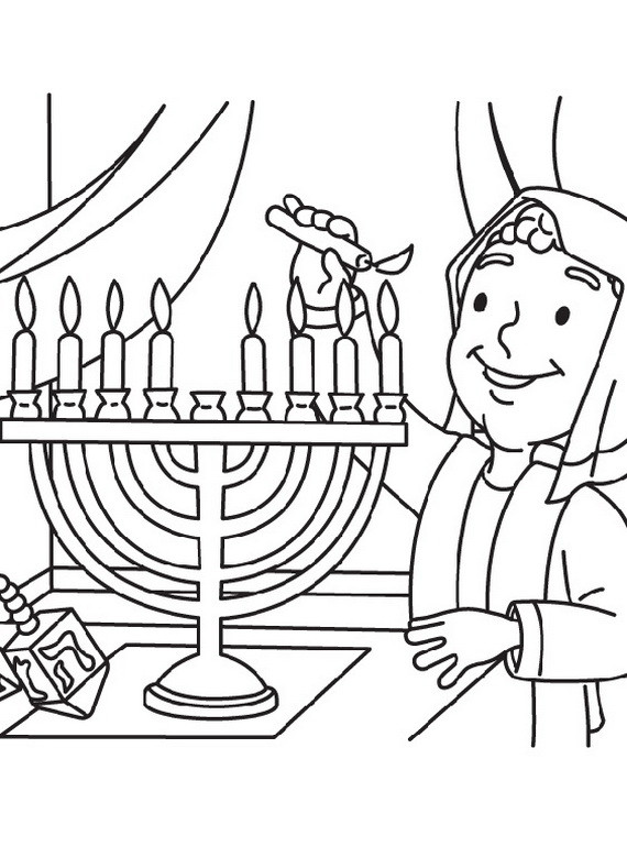 Hanukkah Coloring Pages Free Printables
 Free Printable Hanukkah Coloring Pages for Kids Best