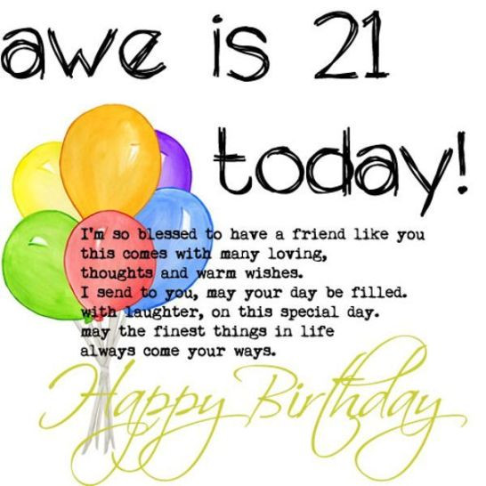 Happy 21St Birthday Quotes
 114 EXCELLENT Happy 21st Birthday Wishes and Quotes BayArt