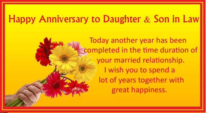 Happy Anniversary Quotes For Daughter And Son In Law
 Happy Anniversary to Daughter and Son in Law