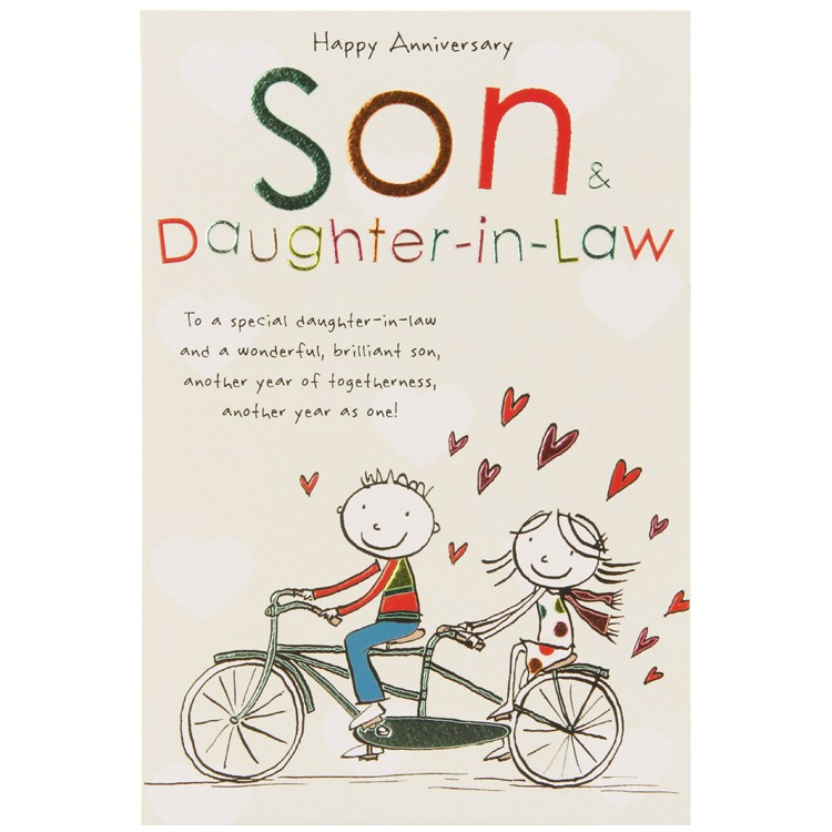 Happy Anniversary Quotes For Daughter And Son In Law
 Paperlink Tinklers Son & Daughter in Law