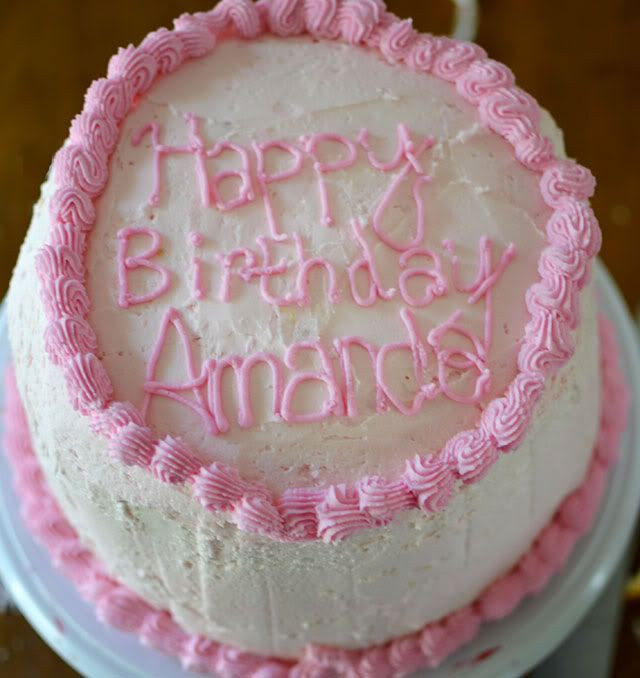 Happy Birthday Amanda Cake
 Bright Refuge Homeschool Happy Birthday Amanda
