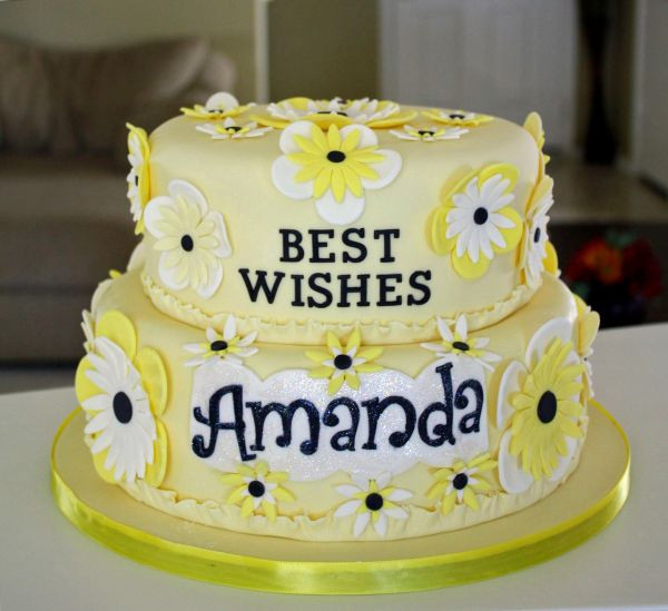 Happy Birthday Amanda Cake
 Cakes by Dusty Amanda s Bridal Shower