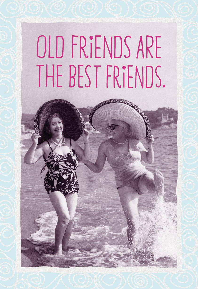 Happy Birthday Best Friend Funny
 Old Friends Are the Best Friends Funny Birthday Card