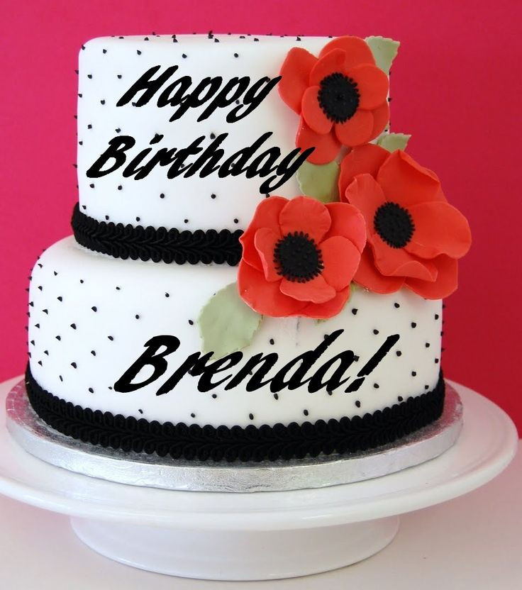 Happy Birthday Brenda Cake
 1000 images about Brenda Mrgan on Pinterest
