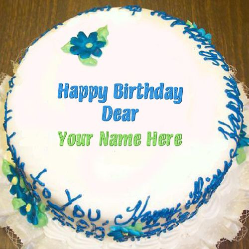Happy Birthday Cake Pictures With Name
 Write your name on cakes Here you can write names on