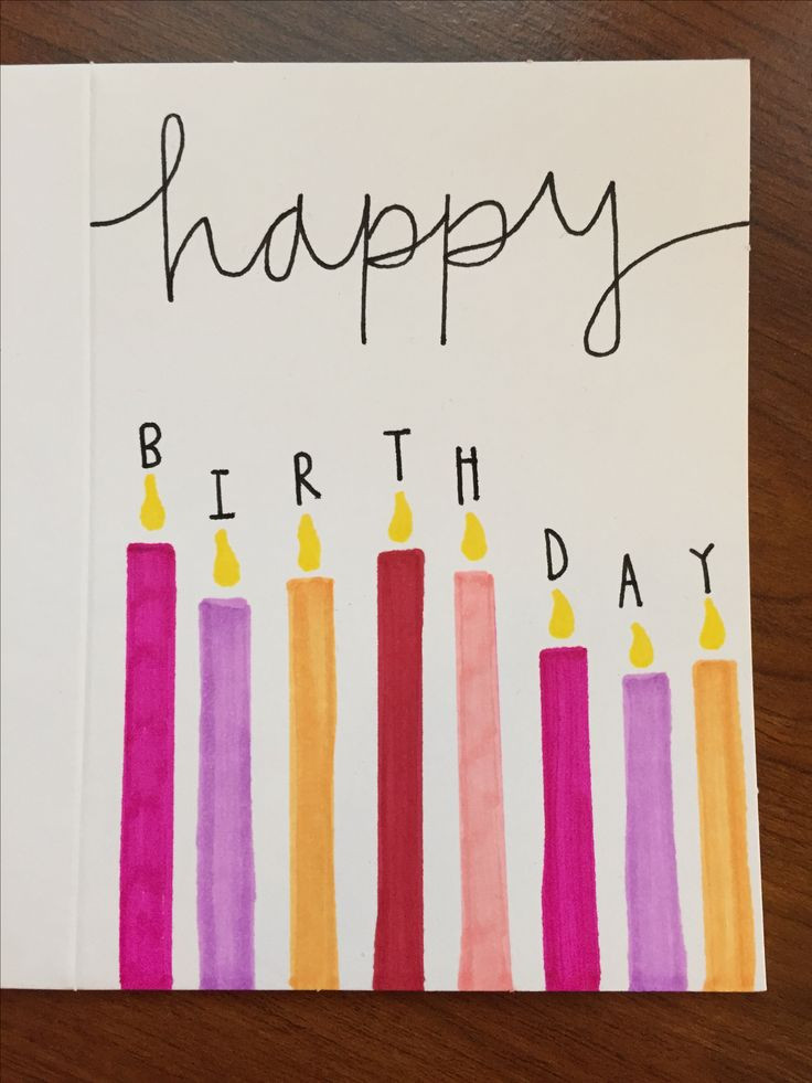 Happy Birthday Card Diy
 Best 25 Diy birthday cards ideas on Pinterest