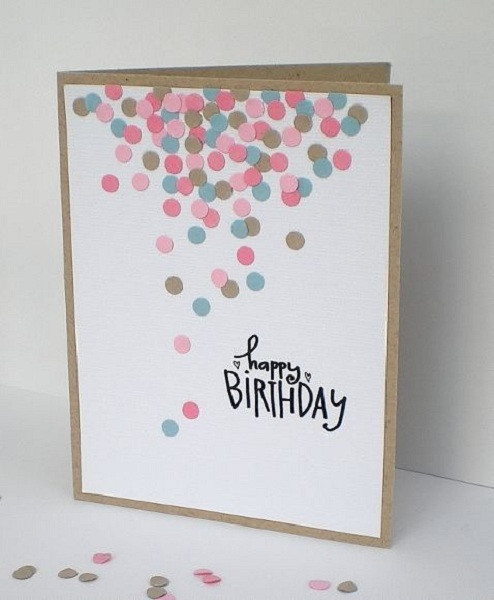 Happy Birthday Card Diy
 Handmade Birthday Cards Pink Lover