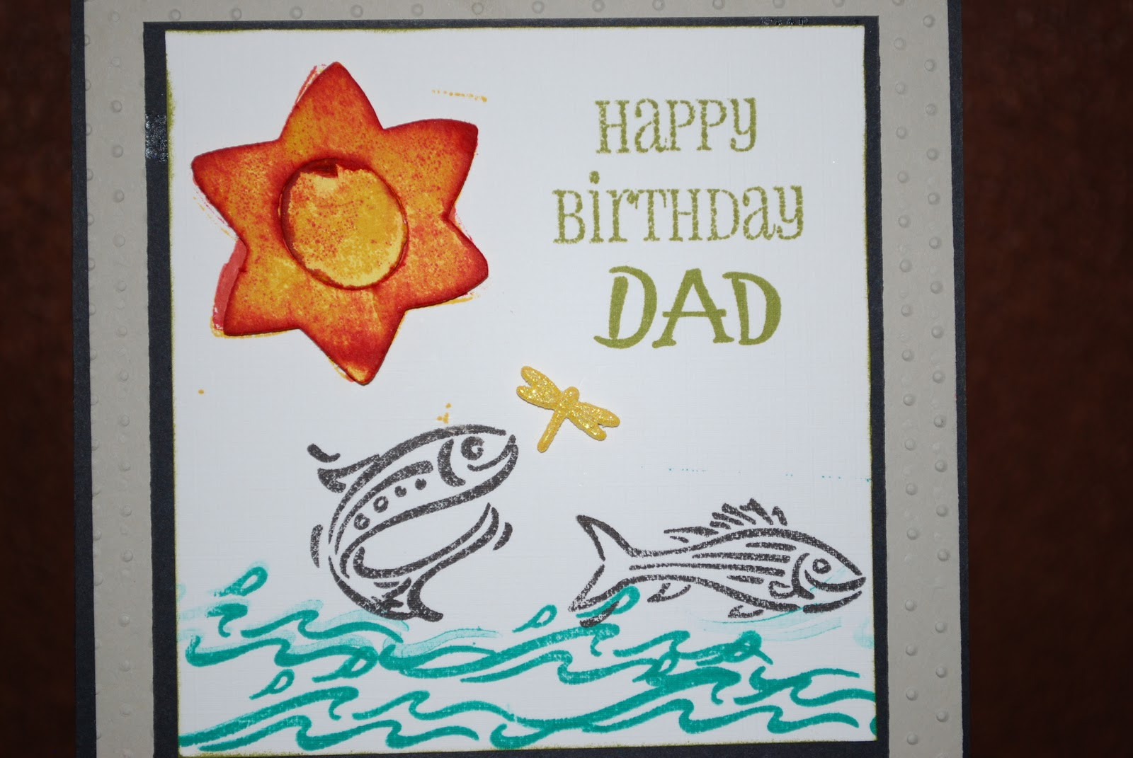 Happy Birthday Card For Father
 Roma s Creations Happy Birthday Card for my Dad