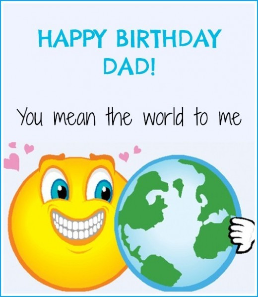 Happy Birthday Card For Father
 HAPPY BIRTHDAY DAD
