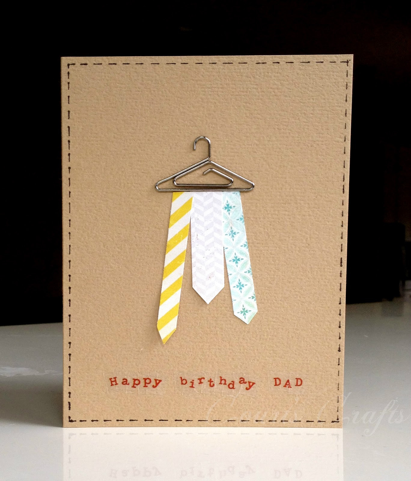 Happy Birthday Card For Father
 Court s Crafts February 2012