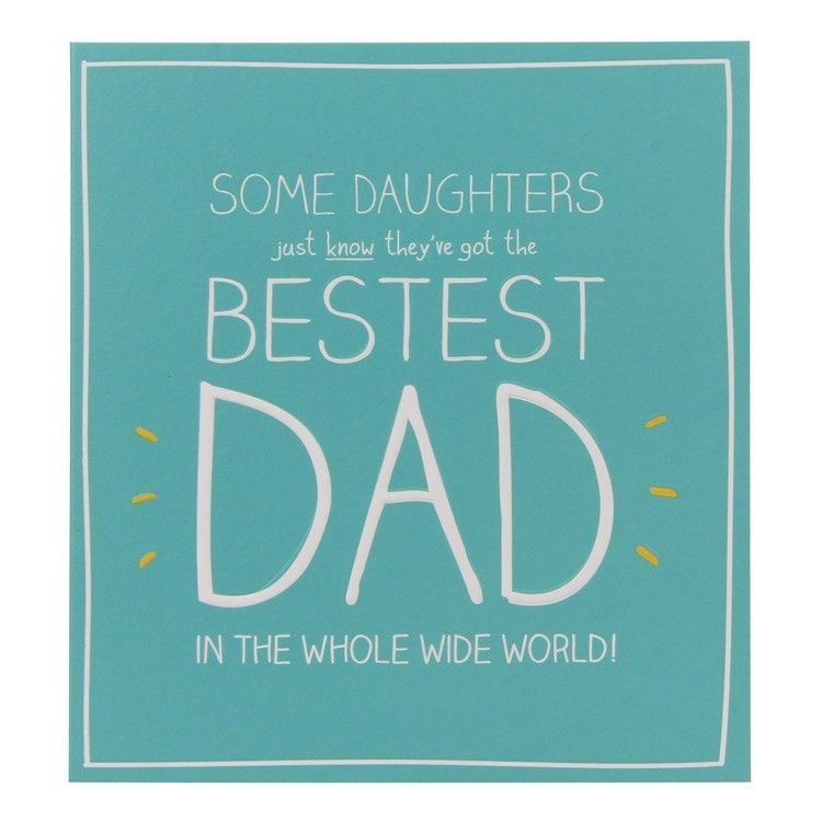 Happy Birthday Card For Father
 Happy Birthday Bestest Dad Card For Daddy Father From