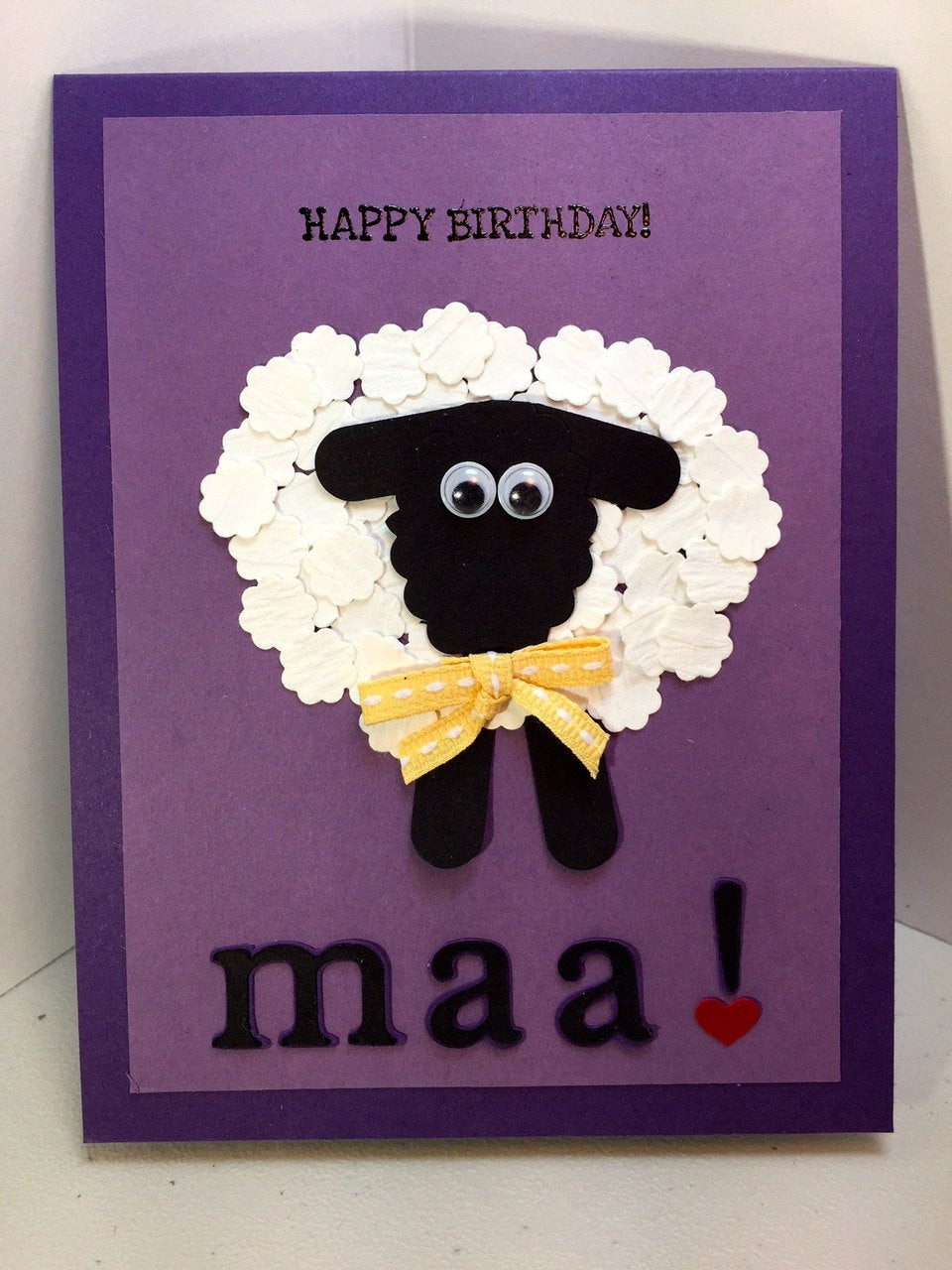 Happy Birthday Card For Mom
 Happy Birthday Maa Humerous Handmade by TreasuresForACure