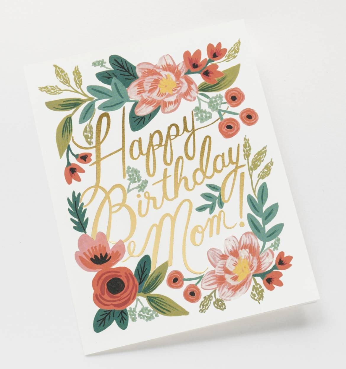 Happy Birthday Card For Mom
 Happy Birthday Mom Greeting Card by RIFLE PAPER Co